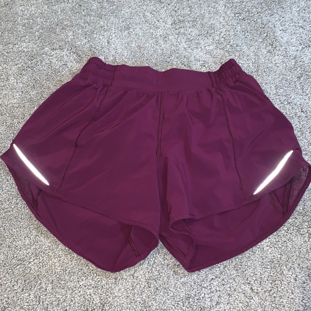 Purple size 4 tall Lululemon shorts